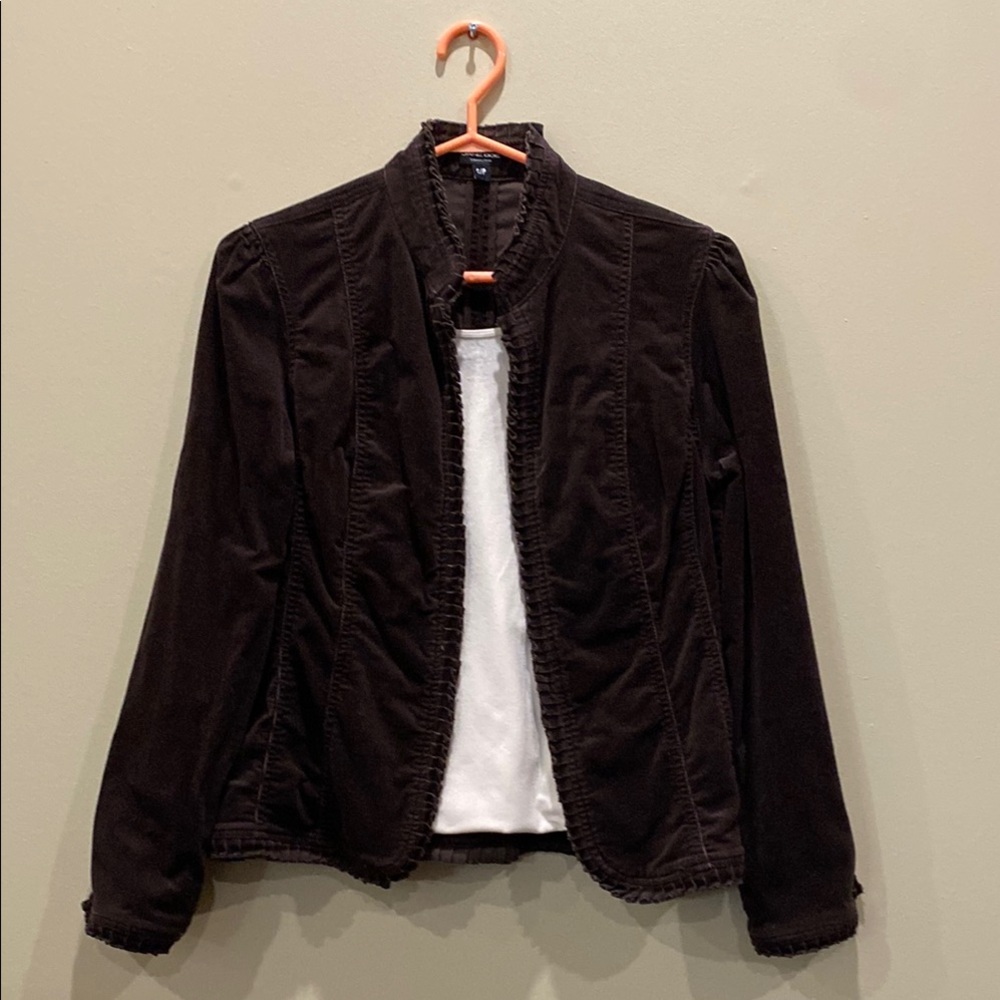 Women's Brown Corduroy Blazer